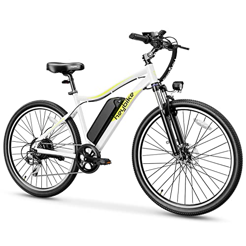 Heybike Race Max Electric Bike for Adults with 500W Motor, 22mph Max Speed, 600WH Removable Battery Ebike, 27.5" Electric Mountain Bike with 7-Speed and Front Suspension